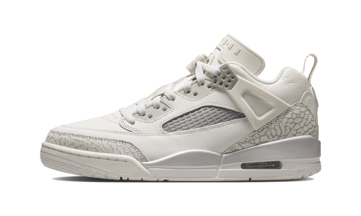 Overkicks - Air Jordan Spizike Low Swan Wolf Grey (IR1836-101) - vista lateral
