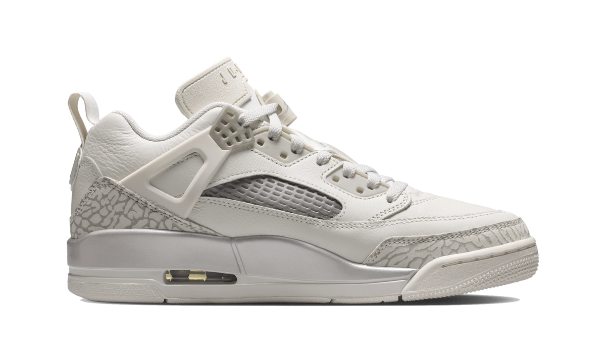 Overkicks - Air Jordan Spizike Low Swan Wolf Grey (IR1836-101) - detalle suela