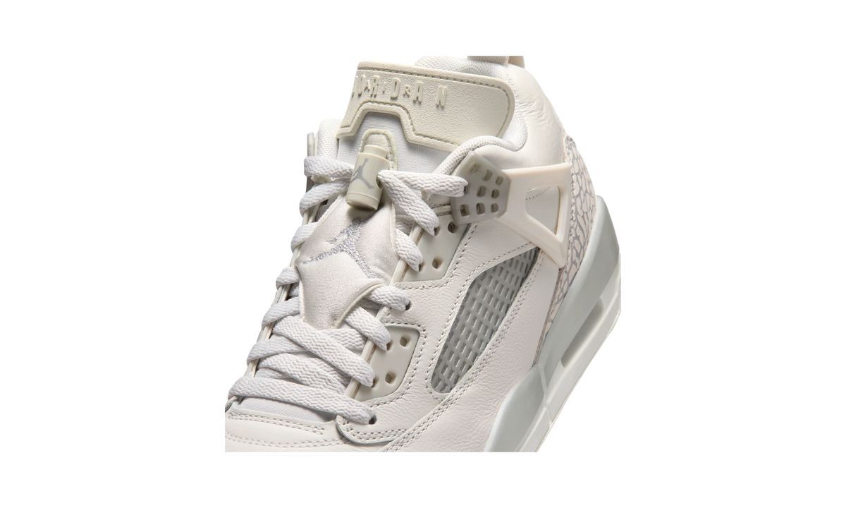 Overkicks - Air Jordan Spizike Low Swan Wolf Grey (IR1836-101) - detalle lateral interior