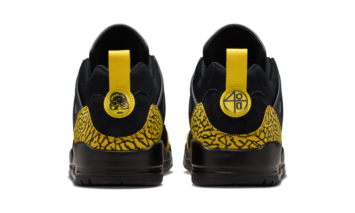 Overkicks - Air Jordan Spizike Low Thunder (IQ9368-010) - detalle talón