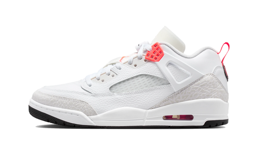 Overkicks - Air Jordan Spizike Low White Bright Crimson (IQ0305-100) - vista lateral