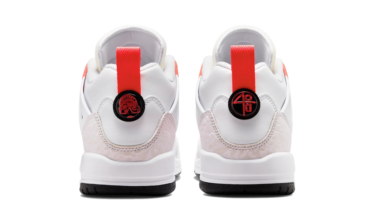 Overkicks - Air Jordan Spizike Low White Bright Crimson (GS) (IQ0320-100) - imagen 6
