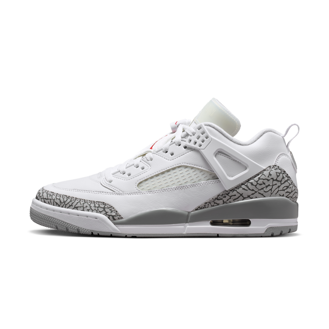 Overkicks - Air Jordan Spizike Low White Cement (IO7724-100) - vista lateral