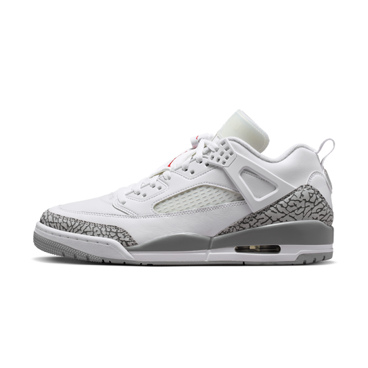 Overkicks - Air Jordan Spizike Low White Cement (IO7724-100) - vista lateral