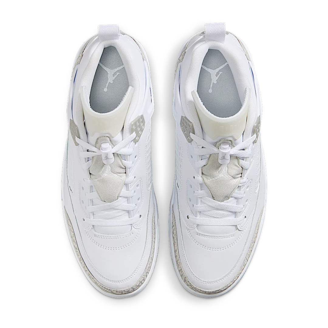 Overkicks - Air Jordan Spizike Low White Metallic Silver Barely Blue Neutral Grey (FQ1759-103) - par completo