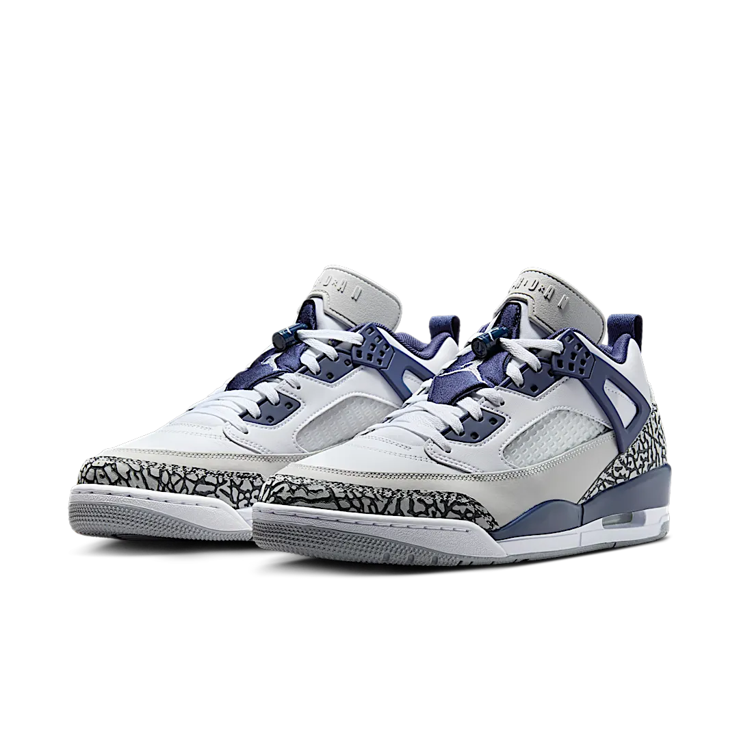 Overkicks - Air Jordan Spizike Low White Neutral Grey Anthracite Midnight Navy (FQ1759-140) - vista trasera