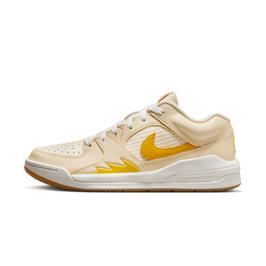 Overkicks - Air Jordan Stadium 90 Pale Vanilla Coconut Milk Tour Yellow Yellow Ochre (FN0584-200) - vista lateral