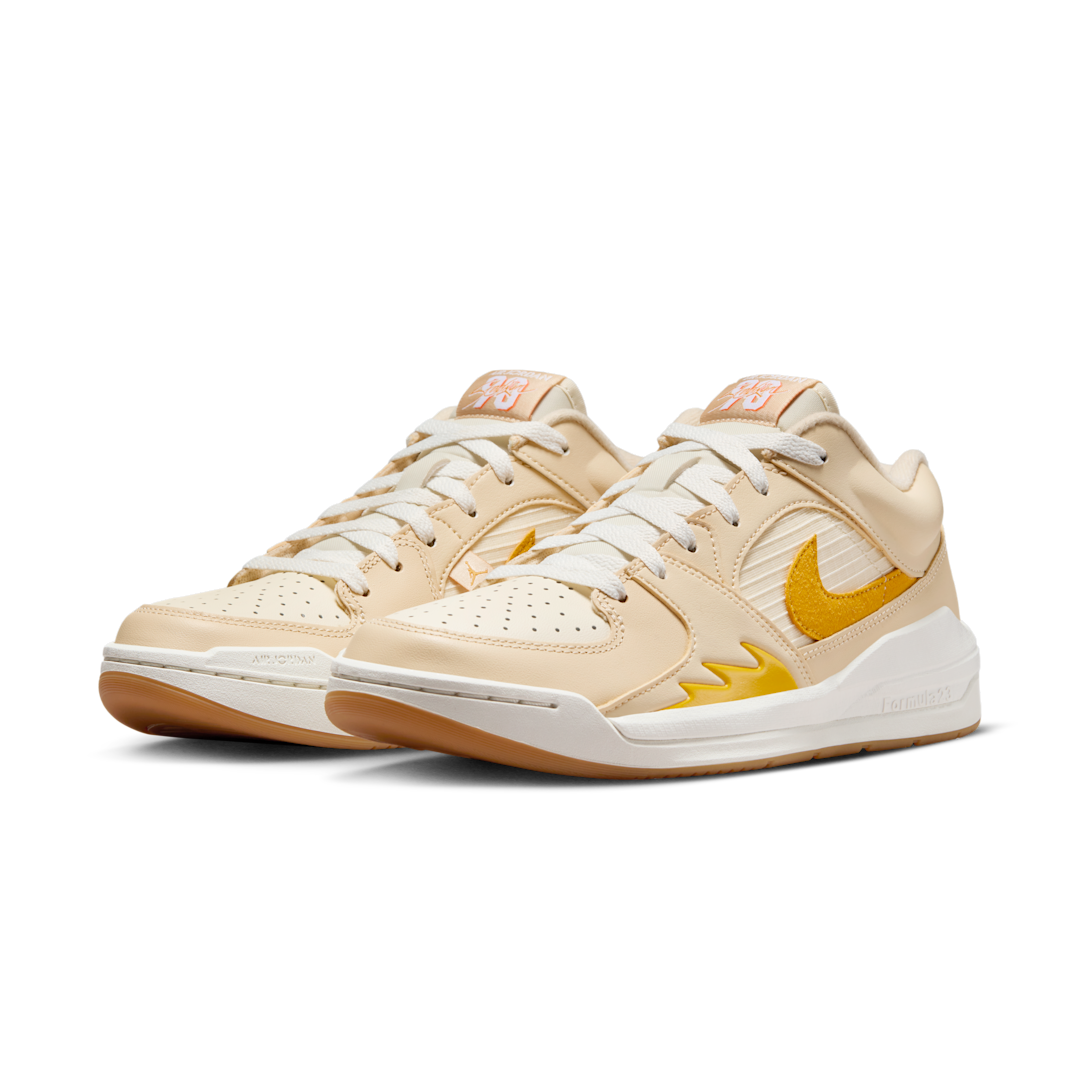 Overkicks - Air Jordan Stadium 90 Pale Vanilla Coconut Milk Tour Yellow Yellow Ochre (FN0584-200) - vista trasera