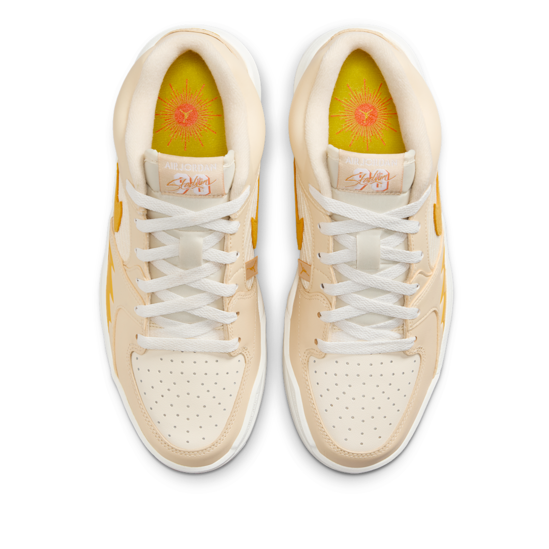 Overkicks - Air Jordan Stadium 90 Pale Vanilla Coconut Milk Tour Yellow Yellow Ochre (FN0584-200) - detalle suela