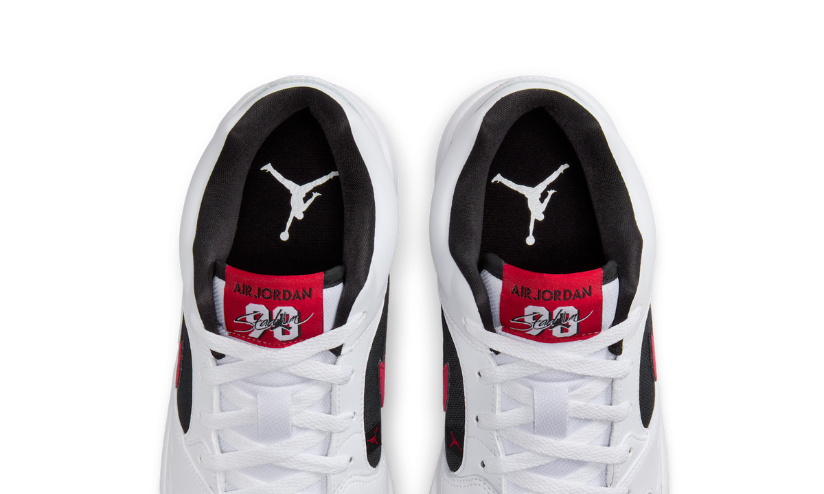 Overkicks - Air Jordan Stadium 90 White Black Gym Red (DX4397-116) - vista superior