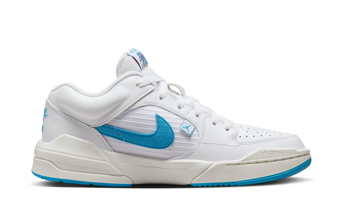 Overkicks - Air Jordan Stadium 90 White Dark Powder Blue (FB2269-100) - detalle suela