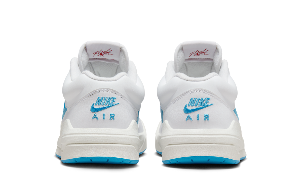Overkicks - Air Jordan Stadium 90 White Dark Powder Blue (FB2269-100) - detalle talón