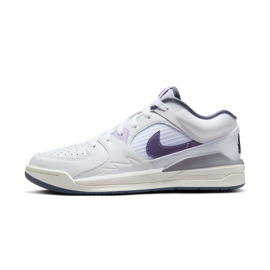 Overkicks - Air Jordan Stadium 90 White Sail Cement Grey Daybreak (HF5760-151) - vista lateral
