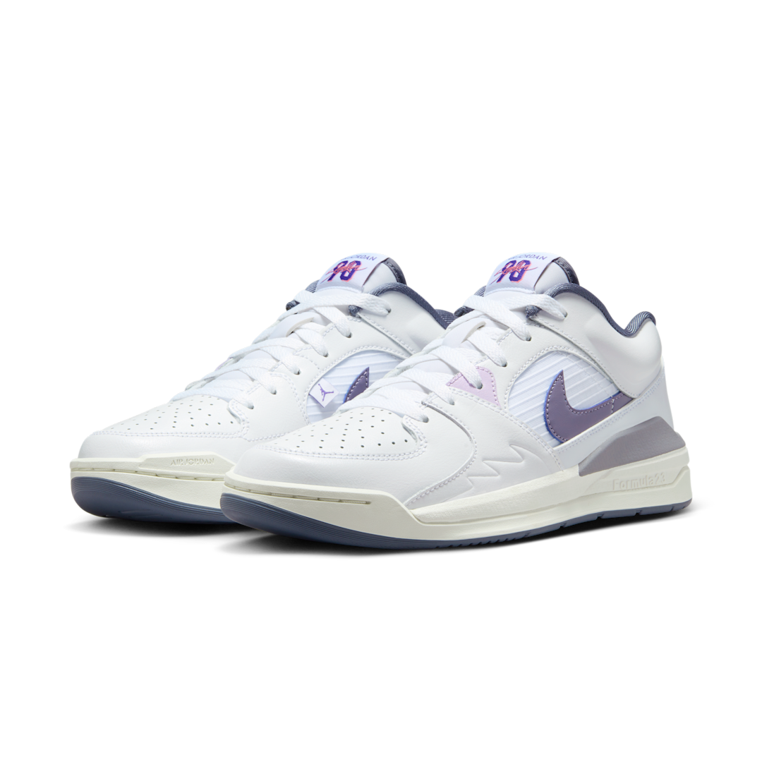 Overkicks - Air Jordan Stadium 90 White Sail Cement Grey Daybreak (HF5760-151) - vista trasera