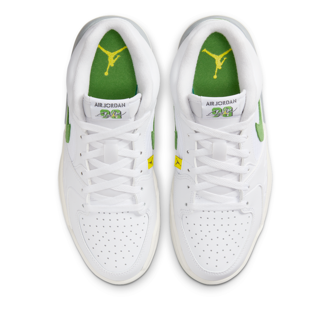Overkicks - Air Jordan Stadium 90 White Sail Lightning Chlorophyll (HF4984-100) - par completo
