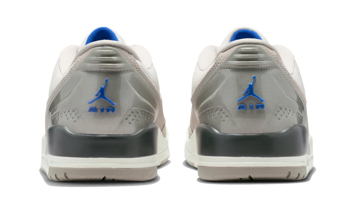 Overkicks - Air Jordan Ultra Sail Gamma Grey Old Royal (II3794-107) - detalle talón
