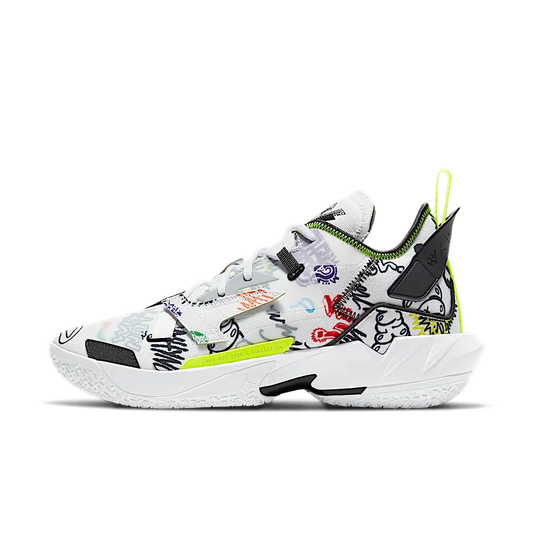 Overkicks - Air Jordan Why Not Zer0.4 Graffiti (DD4886-007 / DD4887-007) - vista lateral