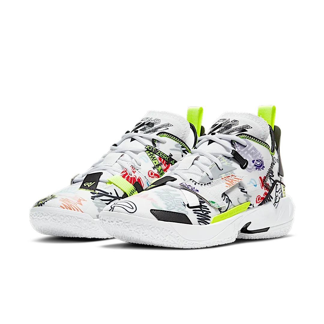 Overkicks - Air Jordan Why Not Zer0.4 Graffiti (DD4886-007 / DD4887-007) - vista trasera
