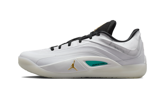 Overkicks - Air Jordan Zion 4 White Metallic Gold (FB1802-104) - vista lateral