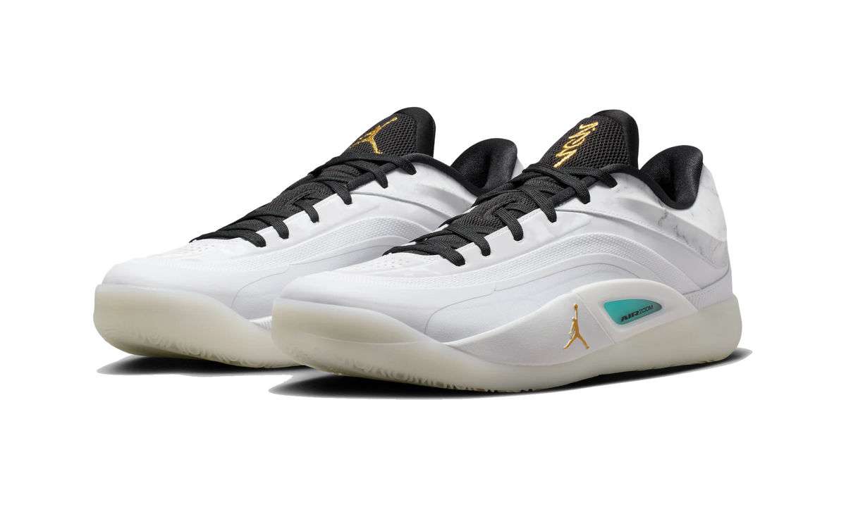 Overkicks - Air Jordan Zion 4 White Metallic Gold (FB1802-104) - vista trasera
