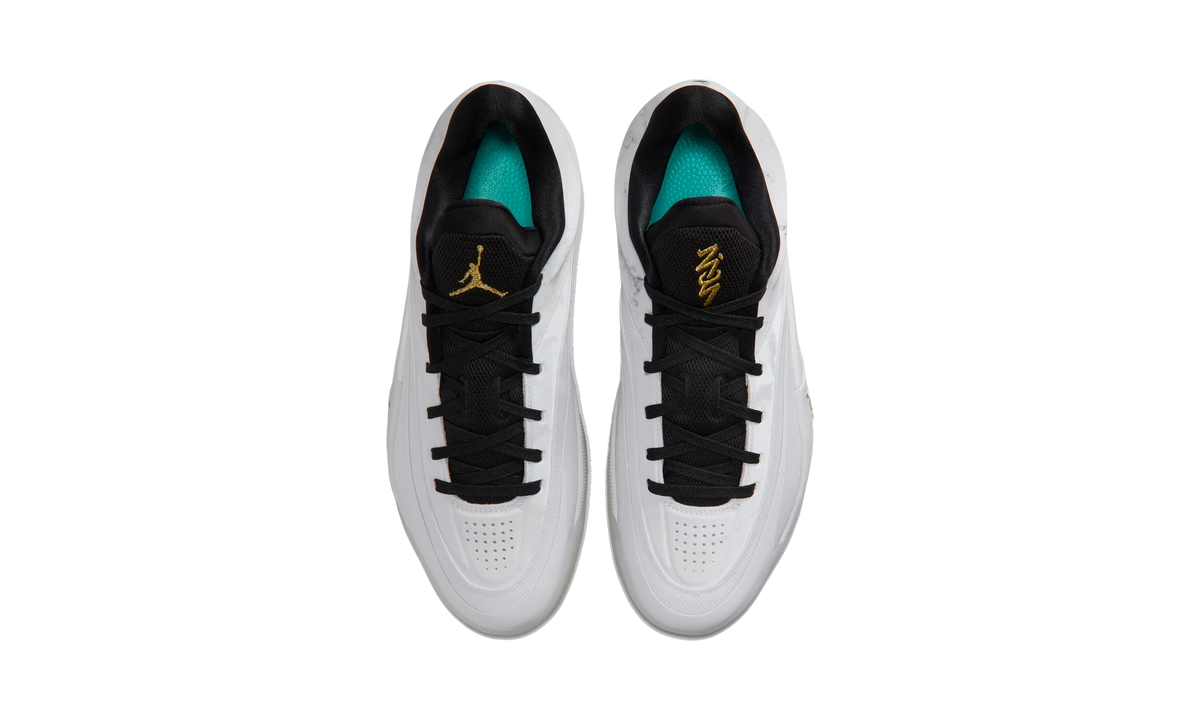 Overkicks - Air Jordan Zion 4 White Metallic Gold (FB1802-104) - vista superior