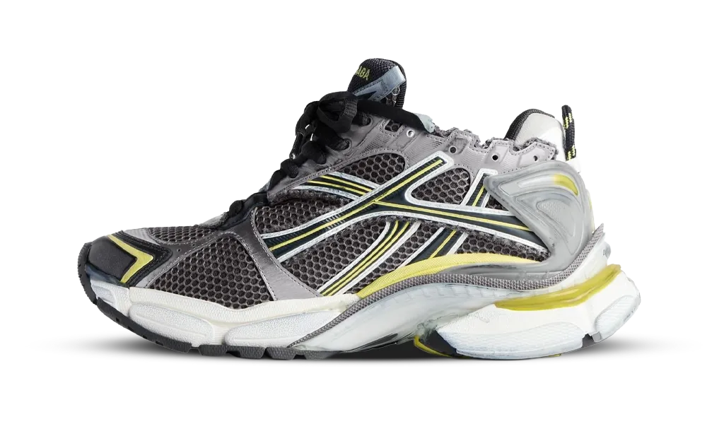 Overkicks - Balenciaga Runner Grey Yellow (772774W3RMU1279) - par completo