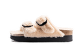 Birkenstock Arizona Big Buckle Teddy Eggshell (Women's)