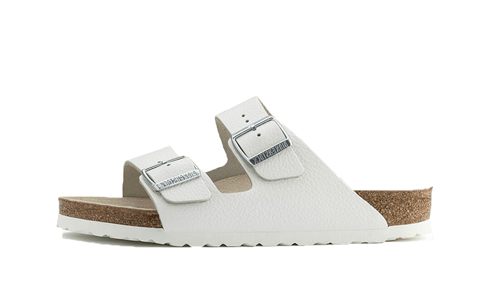 Overkicks - Birkenstock Arizona Big Buckle White Leather (Womens) (1021583/1016826) - vista lateral