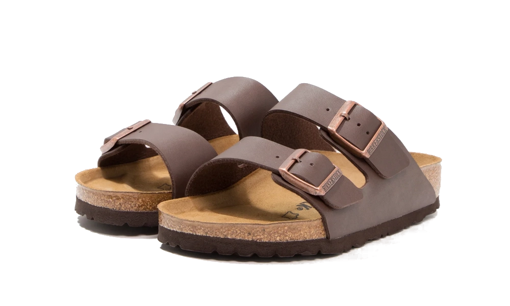 Overkicks - Birkenstock Arizona Birko-Flor Dark Brown (0051701/0051703) - vista trasera