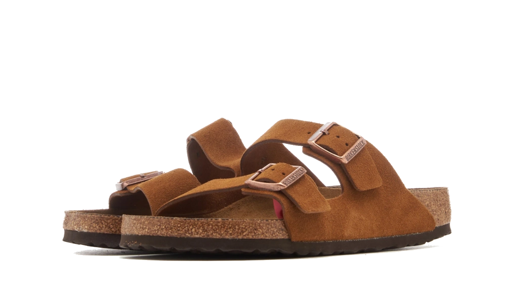 Overkicks - Birkenstock Arizona Soft Footbed Suede Mink (1009526/1009527) - vista trasera