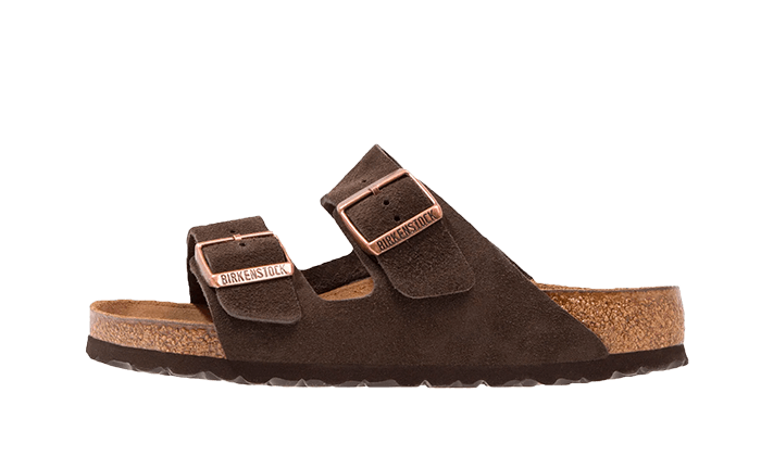 Overkicks - Birkenstock Arizona Soft Footbed Suede Mocca (0951311/0951313) - vista lateral