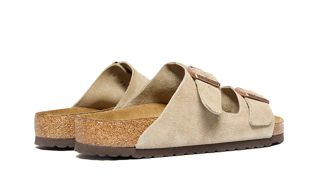 Overkicks - Birkenstock Arizona Soft Footbed Suede Taupe (0951301/0951303) - par completo