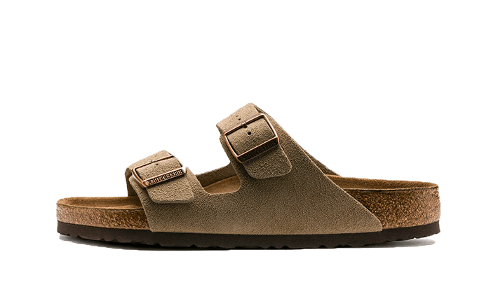 Overkicks - Birkenstock Arizona Soft Footbed Suede Taupe (0951301/0951303) - vista superior