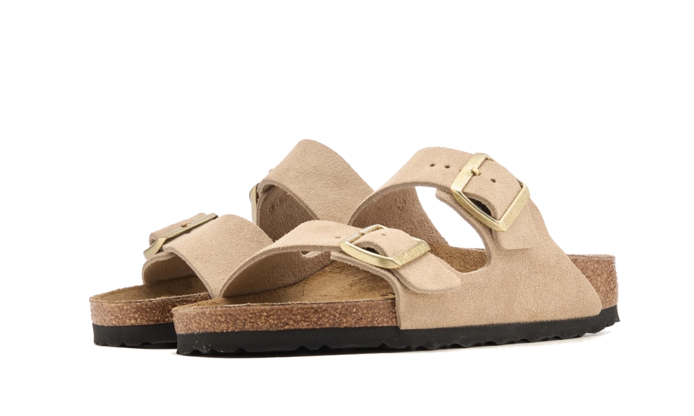 Overkicks - Birkenstock Arizona Suede Leather Sandcastle (1029242/1029260) - vista trasera