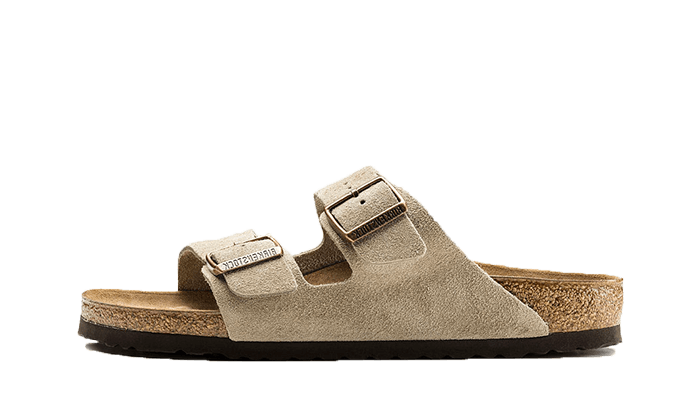 Overkicks - Birkenstock Arizona Suede Taupe (0051461/0051463) - vista lateral
