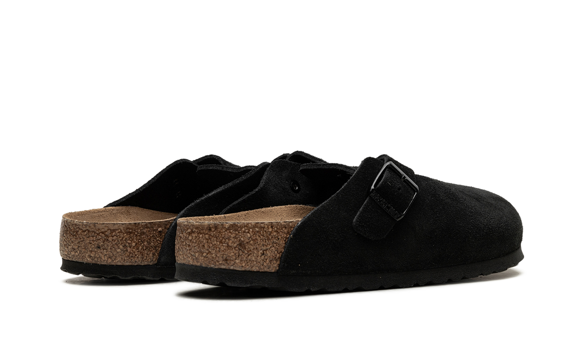 Overkicks - Birkenstock Boston Soft Footbed Suede Black (0660471/0660473) - par completo