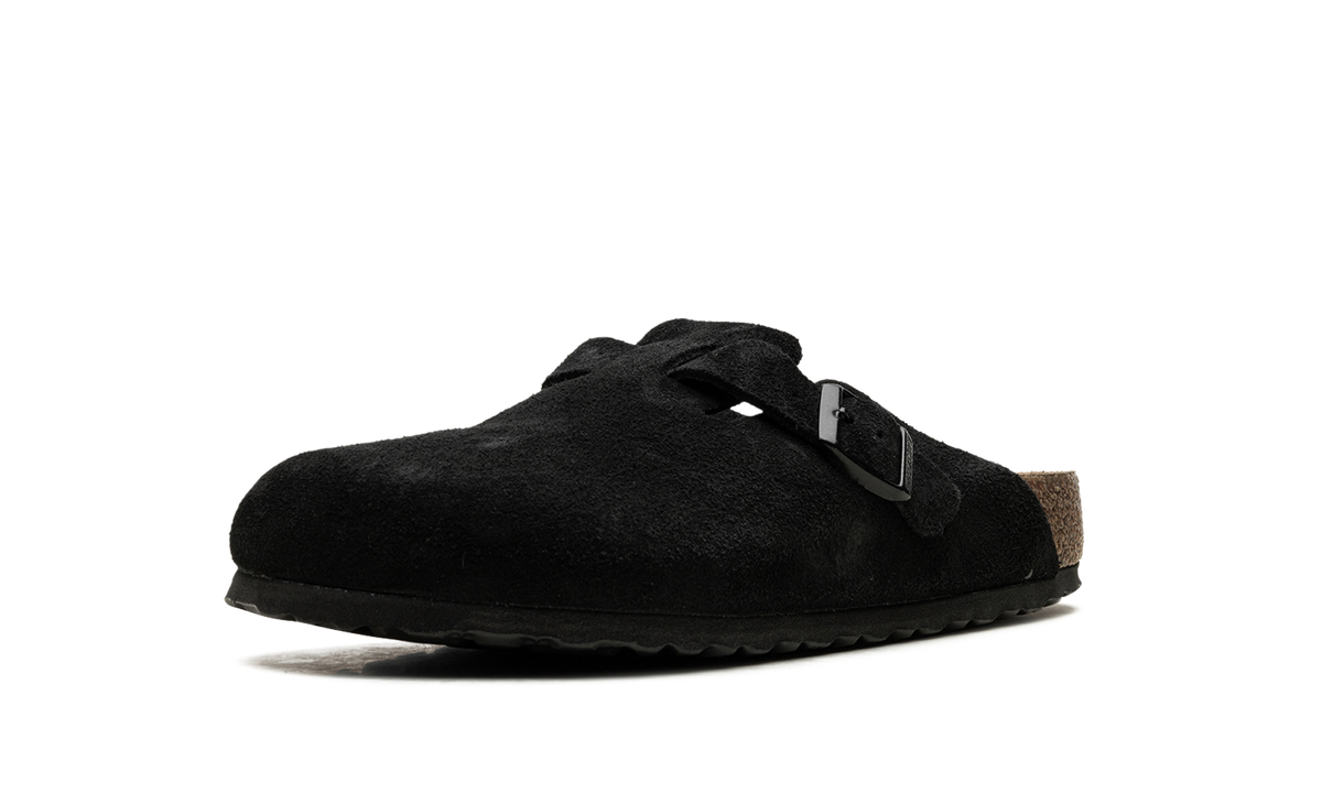 Overkicks - Birkenstock Boston Soft Footbed Suede Black (0660471/0660473) - detalle suela