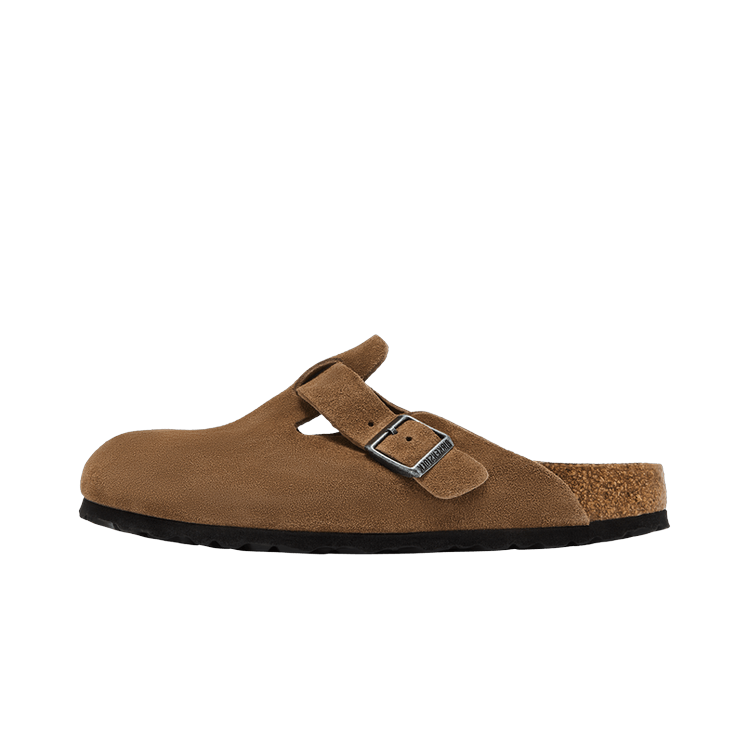 Overkicks - Birkenstock Boston Soft Footbed Suede Dark Tea Tonal (1030814/1030861) - vista lateral