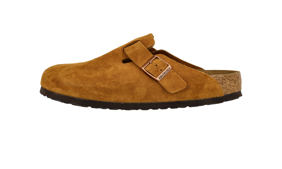 Overkicks - Birkenstock Boston Soft Footbed Suede Mink (1009542/1009543) - vista lateral