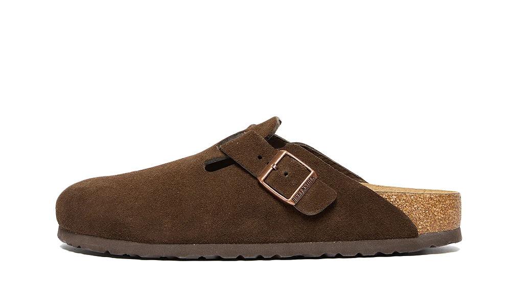 Overkicks - Birkenstock Boston Soft Footbed Suede Mocca (0660461/0660463) - vista lateral