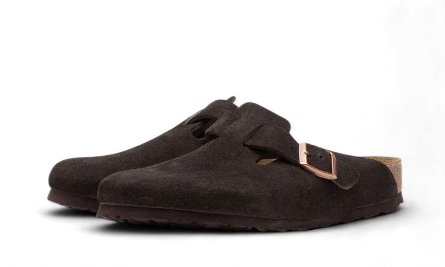 Overkicks - Birkenstock Boston Suede Mocca (0060901/1027460) - vista trasera