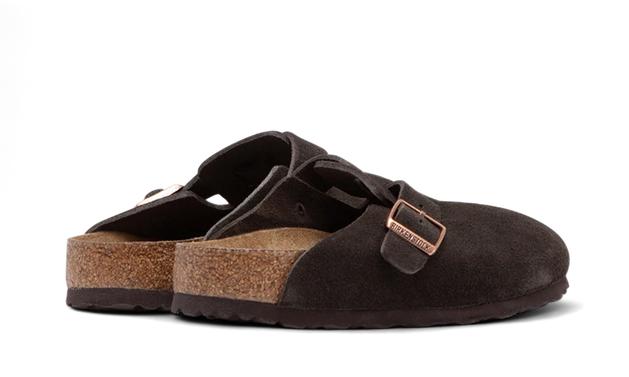 Overkicks - Birkenstock Boston Suede Mocca (0060901/1027460) - par completo