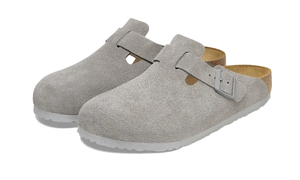 Overkicks - Birkenstock Boston Suede Stone Coin (1027688/1027751) - vista trasera