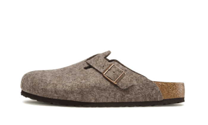 Overkicks - Birkenstock Boston Wool Felt Cacao (0160581/0160583) - vista lateral