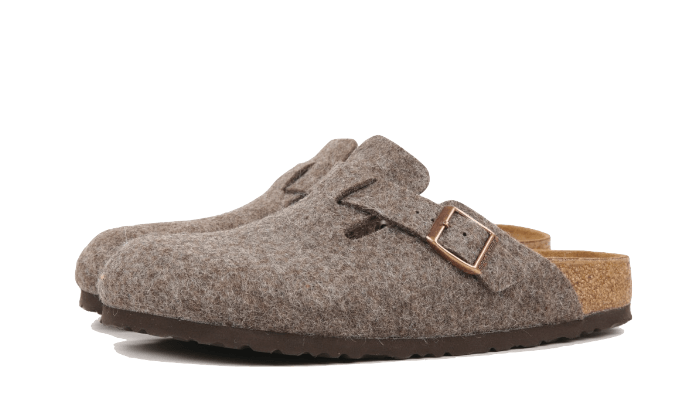 Overkicks - Birkenstock Boston Wool Felt Cacao (0160581/0160583) - vista trasera