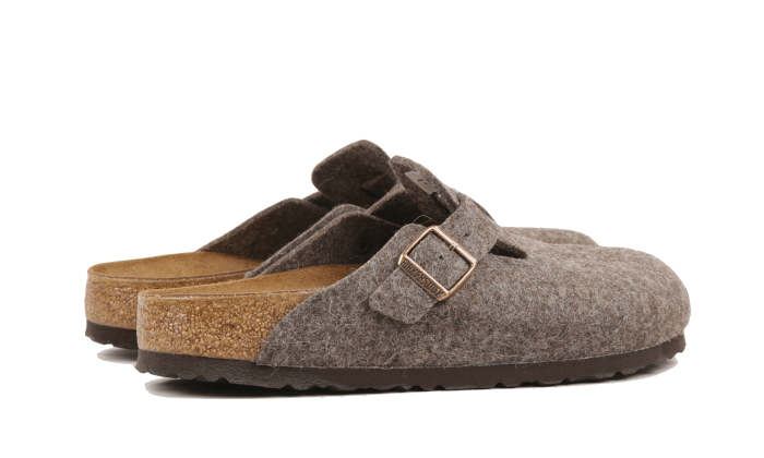Overkicks - Birkenstock Boston Wool Felt Cacao (0160581/0160583) - par completo