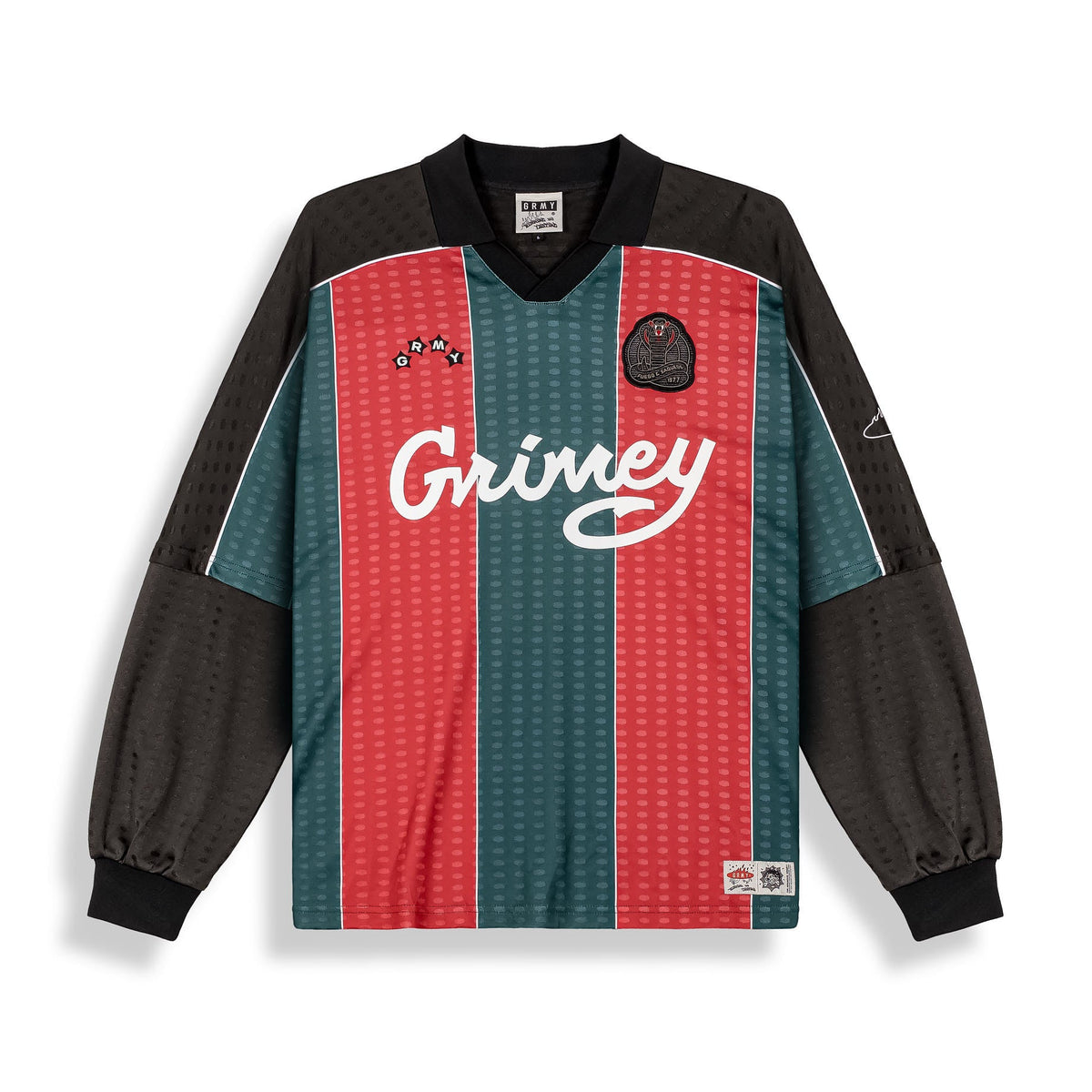 Overkicks - Camiseta De Fútbol Sho Nuff Long Sleeve Petrol Green (GLSSJ824-PGRN) - vista frontal