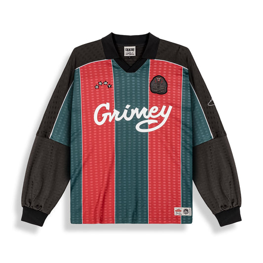 Overkicks - Camiseta De Fútbol Sho Nuff Long Sleeve Petrol Green (GLSSJ824-PGRN) - vista frontal