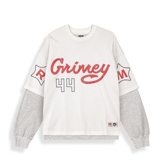 Overkicks - Camiseta De Manga Larga Sho Nuff Long Mesh Off White (GMLS826-OWHT) - vista frontal