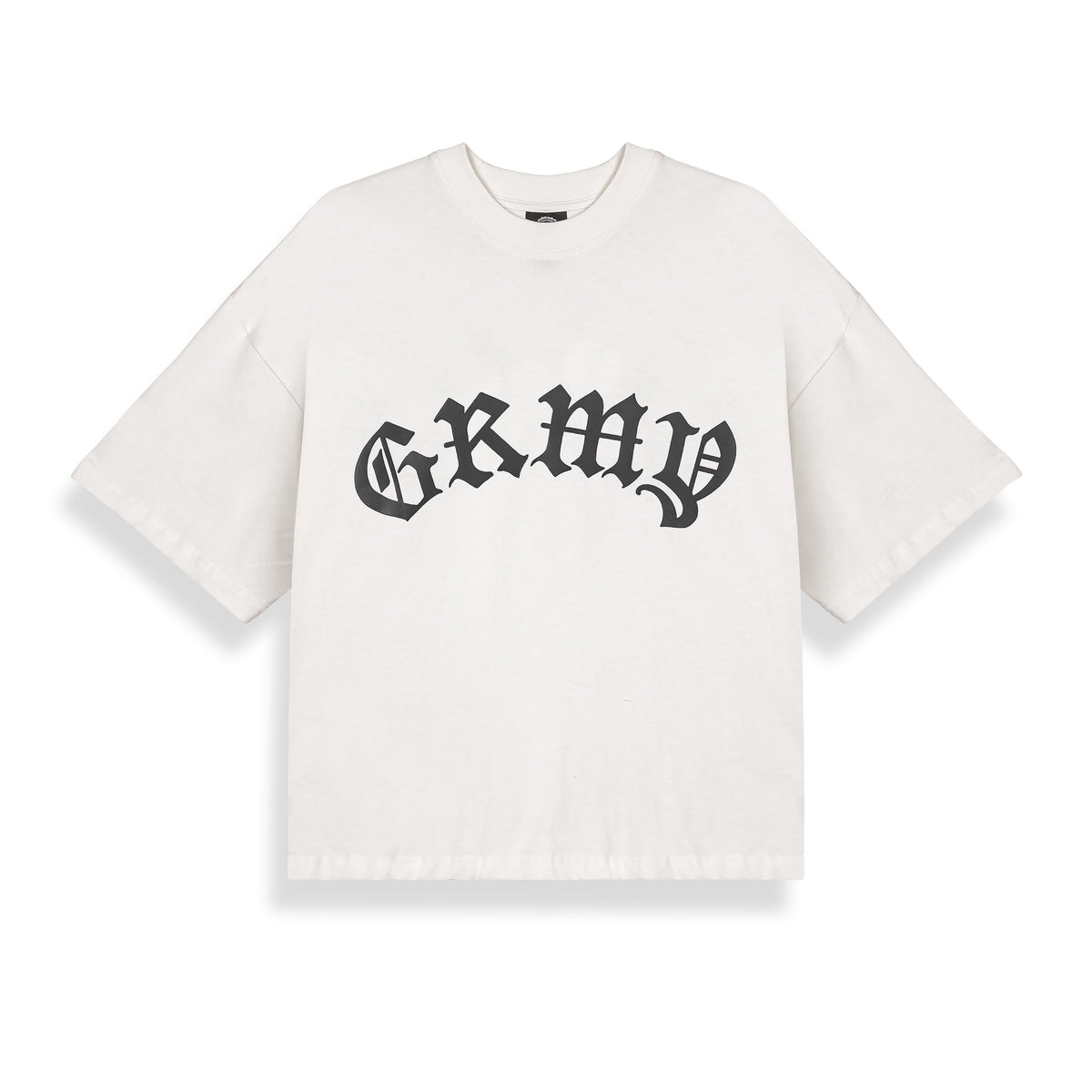Overkicks - Camiseta Rise Above Boxy Off White (GABT818-OWHT) - vista frontal